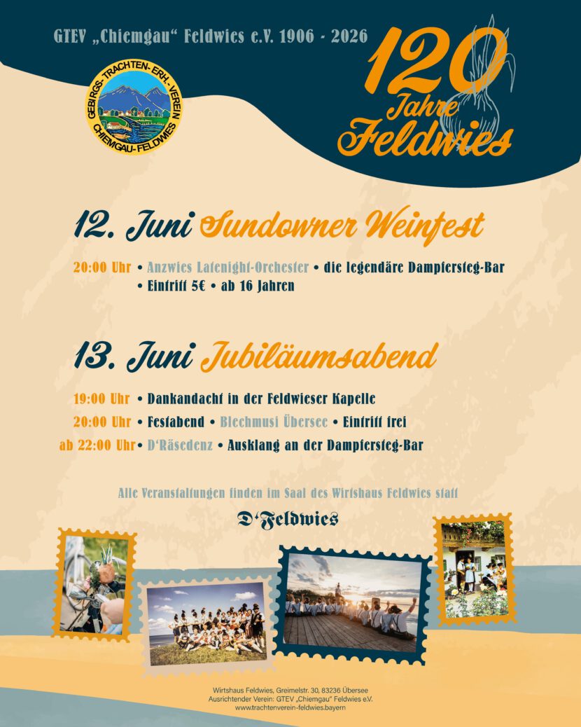 Feiert mit uns! Wir werden 120!