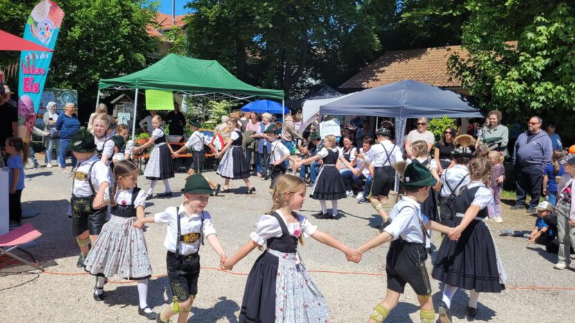 40 Jahre Naturpavillon – unsere Trachtenkinder waren auch dabei!